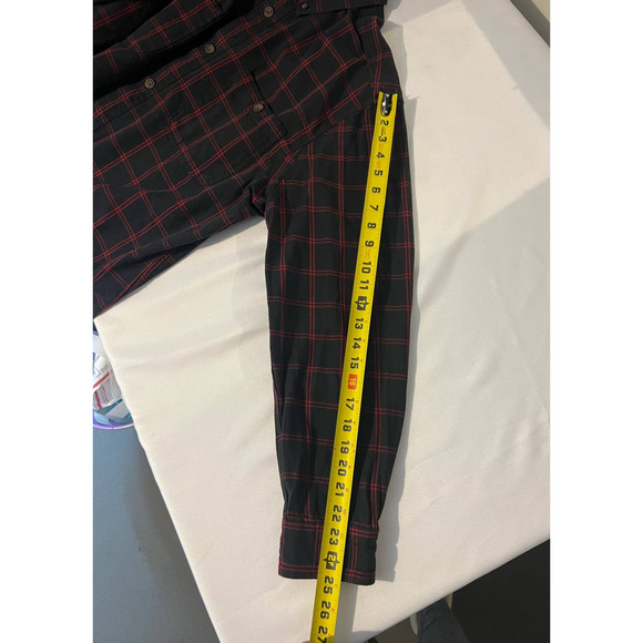 DULUTH TRADING Men Flannel Long Sleeve Button Front 100% Cotton Size Large Shirt - Picture 7 of 7